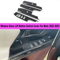 Car Window Glass Lift Button Switch Cover Trim Door Armrest Panel for Toyota Bz4X 2022 2023