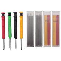 4PCS Mechanical Carpenters Leads, Deep Hole Marker Set, Woodworking Scribe Tool for Architectural Draftsmen