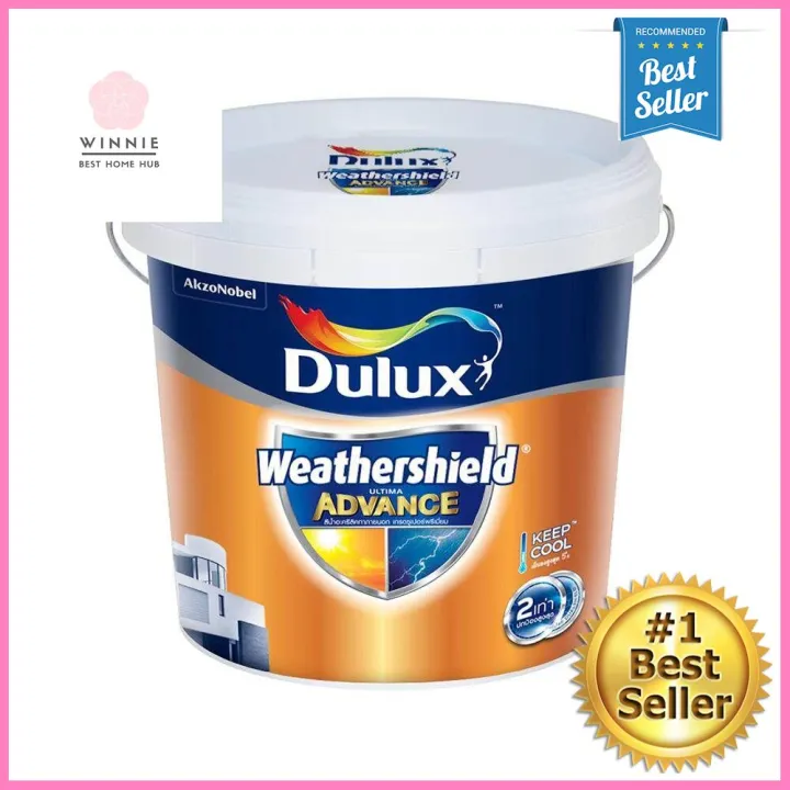 สีน้ำทาภายนอก DULUX WEATHERSHIELD ULTIMA ADVANCE BASE A กึ่งเงา 2.5