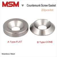 Stainless Steel Countersunk Screw Gasket Cup Head Screw Washer Joint Ring Backup Flat and Cone Shape Solid M3 M4 M5 M6 M8 M10