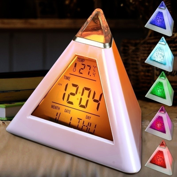 triangle-table-clock-7-variable-color-led-temperature-week-display-digital-alarm-clock-bedside-decorative-clock-table-clock-glow-alarm-clock-digital-table-clock