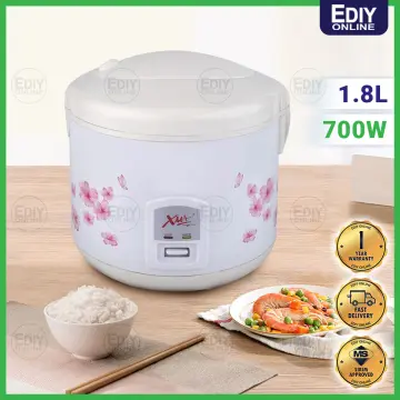 Midea Rice Cooker Portable 1.2L Exquisite Capacity Small Multifunctional  Smart Electric Cooker 220V-240V Dorms Available 200W