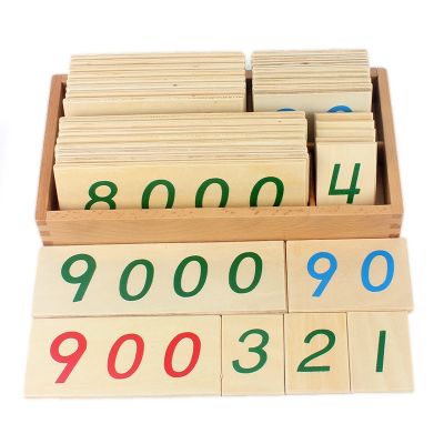 【CW】 Materials Card Number 1-9000 Small Digital Student Used Math Early Educational