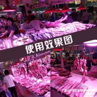 ไฟหมู led โคมไฟสดโคมไฟผลไม้ตลาดผักขายเนื้อเย็นซูเปอร์มาร์เก็ตโคมไฟอาหารปรุงสุกโคมไฟระย้า 2 วงกลมสีแดง .