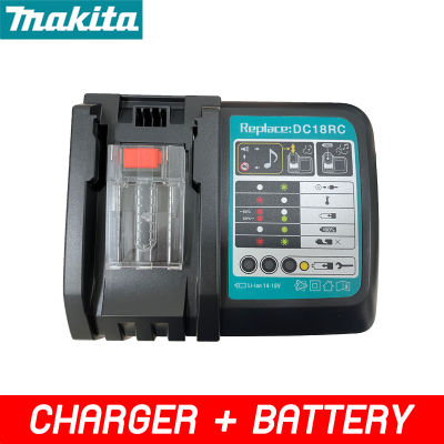 แบตเตอรี่ MAKITA แบตเตอรี่ลิเธียมไอออน 18V 3.0Ah 4.0Ah 6.0Ah 10.0Ah BL1860 BL1840B BL1830B สว่านไร้สาย ประแจ เลื่อยไฟฟ้า