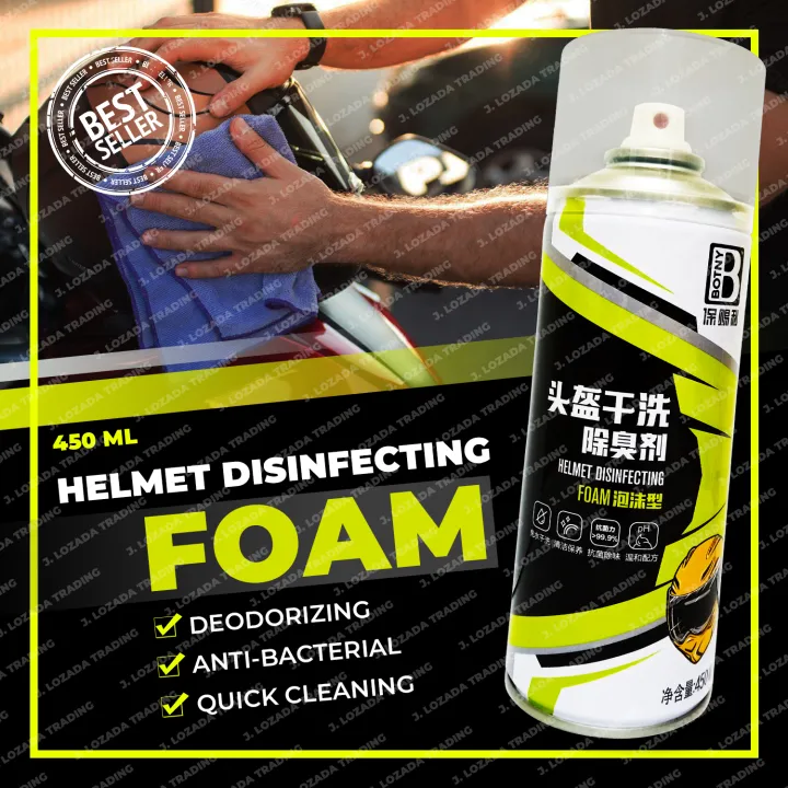 Helmet Deodorizing Foam Spray 450 ml Disinfecting Foam Spray / Odor