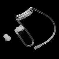 Transparent Coil Air Tube Earplug Radio Earpiece Headse