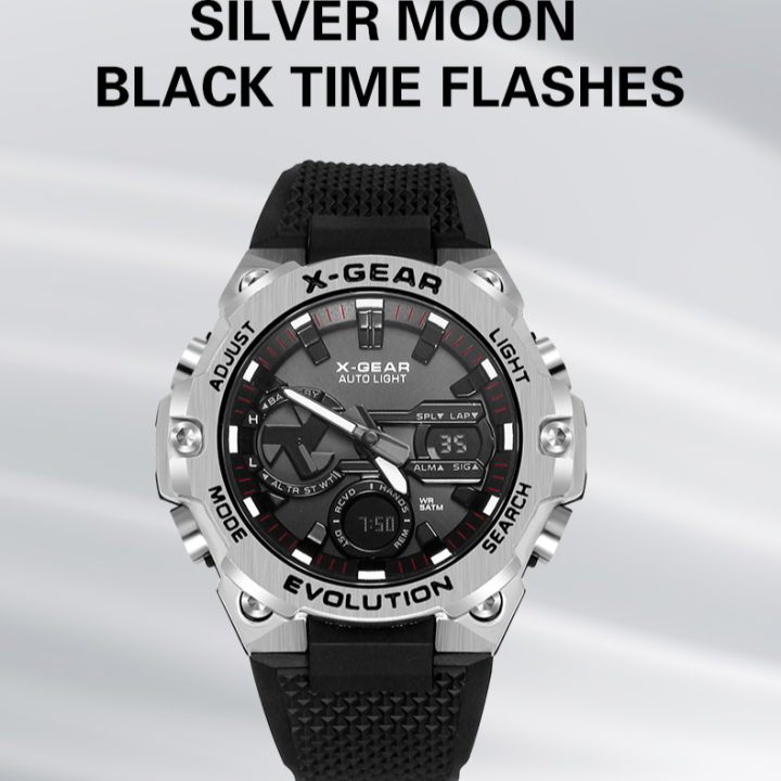 แบรนด์-x-gear-ใหม่-แฟชั่นสปอร์ต-นาฬิกาผู้ชายแท้-กันน้ํา-สายยาง-นาฬิกาผู้ชาย-รุ่น-3993p