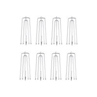 【LZ】♗✑卍  Cortina Ganchos Acessório 4 Gancho Garra para Cortinas Plissadas Cabides Drapery Pin Plissado Clips 4 Pcs