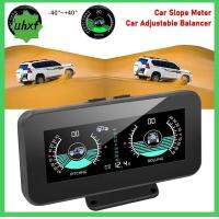UHXF M50 เครื่องวัดความชันของรถ DC 10โวลต์-30โวลต์ จอแสดงผลแบบดิจิตอล เข็มทิศ inclinometer สำหรับรถยนต์ ของใหม่ ระบบอัจฉริยะยานยนต์ ปรับสมดุลรถ อุปกรณ์เสริมรถยนต์