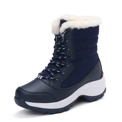 Size 30-43 Women Winter Warm Ankle Boots Outdoor Platform Waterproof Snow Boots