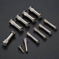 【HOT】№ 10 Sets Splint Male-Female Rivets Butt Set Cabinet Childrens Bed Connectors M5 Screw with