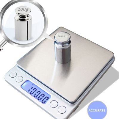 High Precision Digital Scale Grams Weighing Scale Food Jewelry Cosmetic Precision Balance 3kg Mini Digital Laboratory Scales