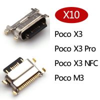 10Pcs ใหม่สําหรับ Xiaomi Mi Poco X3 Pro NFC M3 USB Charging Port Connector Charge Jack Socket Plug Dock