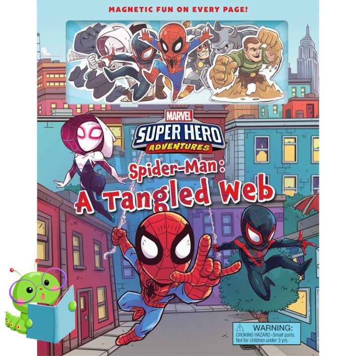that-everything-is-okay-gt-gt-gt-หนัสือนิทานภาษาอังกฤษ-marvels-super-hero-adventures-spider-man-a-tangled-web-magnetic-hardcover