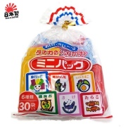 Gia vị rắc cơm Furikake nội địa Nhật cho bé ăn dặm 6 vị gồm 30 gói nhỏ