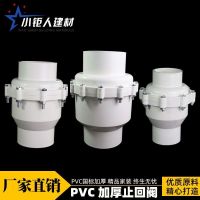 PVC check valve water supply pipe plastic one-way down accessories 25 fittings 32 50 75