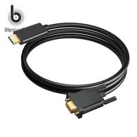 Blesiya สาย USB Type C To VGA สำหรับจอโทรทัศน์จอมอนิเตอร์ปลั๊กแอนด์เพลย์