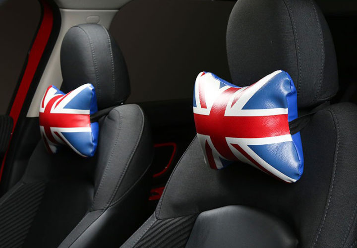car-neck-pillow-หมอนรองคอ-ธงชาติอังกฤษ-หมอนรองคอในรถ-หมอนรองคอพกพา-หมอนรองคอนอน-หมอนรองคอติดรถ-หมอนรองคอในรถ-vip-แบบหนัง-จำนวน-2-ชิ้น