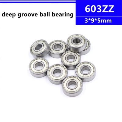 50/100/500pcs 603ZZ 3x9x5 mm miniature bearing R-930ZZ deep groove ball bearing 603Z 603-2Z 3x9x5 mm