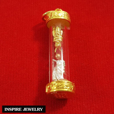 Inspire Jewelry ,จี้ตะกรุดต่อเงิน ต่อทอง เป็นวัตุถุมงคลแห่งโชคลาภ เป็นสิ่งที่ควรมีบูชาเก็บไว้เป็นสิริมงคล ค้าขายดี มีโชคลาภ