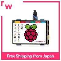 ELECROW 3.5นิ้ว Mobile Monitor 3.5นิ้ว Monitor For Raspberry Pi Touch Panel Monitor HDMI LCD Display Portable Monitor 480320 Small LCD Monitor Raspberry Pi 4B 3B + 3B Compatible Game Monitor รับประกัน1ปี