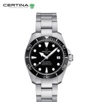 (ร้อน) Certina บุรุษยอดนาฬิกาแบรนด์หรูกันน้ำอัลตร้าวันที่นาฬิกาชายสายเหล็กสบายๆควอตซ์นาฬิกาผู้ชายกีฬานาฬิกาข้อมือ