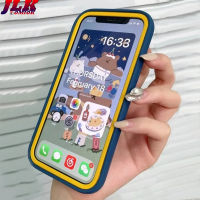 [JLK] เคสโทรศัพท์ที่ถอดออกได้3 In 1สำหรับ IPhone 15 14 Plus 13 Mini 11 12 Pro Max ฝาครอบแบบนิ่มที่เป็นซิลิโคนเหลว