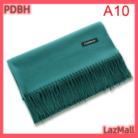 [ร้านแฟชั่น PDBH] ลดราคาด่วนผ้าคลุมไหล่ Pashmina บางผ้าพันคอสีล้วนห่อ Stoles ยาวนุ่มผ้าโพกศีรษะ