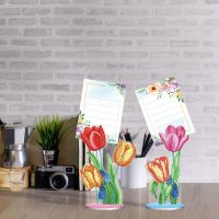 2 Pieces DIY Diamond Painting Memo Clip Paper Message Card Photo Stand Stationery Student Gift Home Decoration Desk Decoration