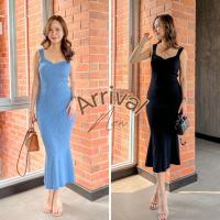 Mistmondae davi knit dress ชุดเดรสผ้ายืด เดรสรัดรูป ( MM70099)