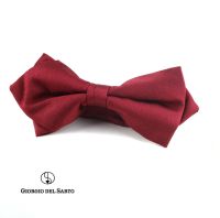 GIORGIO DEL SARTO One-Fold Silk Bow Tie โบว์ไทผ้าไหมหนึ่งจีบ