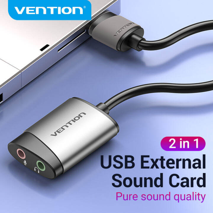 Vention Sound Card USB To Jack 3.5mm Adapter USB audio interface