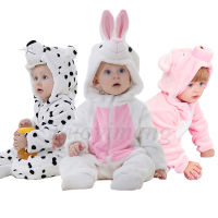 Winter New Born Baby Clothes Romper Baby Jumpsuit Animal Hooded Stich Unicorn Cotumes Girls Boys Overalls Infant Clothing Pajama