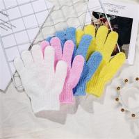 Five Fingers Bath Gloves Household Shower Towel Scrub Body Wash Children Home Supply Elastic Wipe Back Bathing Cleaning Gloves Showerheads