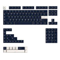 Navy Double shot keycaps cherryprofile เกม keycap สำหรับแป้นพิมพ์เครื่องกลส่วนใหญ่108 104 980 96 87 130PCS