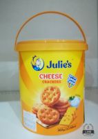 Julies Cheese Crackers  ถังหิ้ว 360 กรัม  จูลี่ส์ ชีส แครกเกอร์