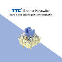 TTC Gold Blue Brother Switch 3Pin ใช้งานร่วมกับปลั๊กต่างๆ SMD RGB ไฟ MX คีย์บอร์ดแกนปุ่มสวิทช์