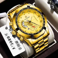 ---Fashion mens watch238814┋ Fully automatic machine core calendar watch men waterproof luminous than mechanical watch big dial new