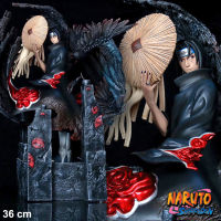 Figure ฟิกเกอร์ Zuoban Studio จากการ์ตูนเรื่อง Naruto Shippuden นินจาจอมคาถา โอ้โฮเฮะ นารูโตะ ชิปปุเดง ตำนานวายุสลาตัน Itachi Uchiha อุจิวะ อิทาจิ สูง 36 cm หนัก 3.5 kg Ver Anime อนิเมะ การ์ตูน มังงะ คอลเลกชัน ของขวัญ New Collection ตุ๊กตา Model โมเดล