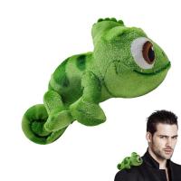 Lizard Stuffed Animal Stuffed Green Animal Doll Shoulder Decoration Game Character Doll Green Plush Lizard Toy regular