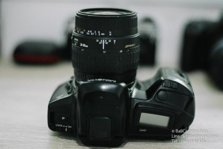 ขายกล้องฟิล์ม-ถูกๆ-minolta-5xi-serial-16236343-พร้อมเลนส์-sigma-28-80mm-macro