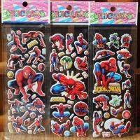 10pcs Cartoon Stickers Spiderman Stickers Kids Educational Toys for Boys