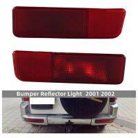 1Pair Car Rear Bumper Fog Light Parking Warning Reflector Taillights Brake Lamp for Mitsubishi Pajero 2001 2002