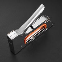 Upholstery Stapler 4/6/8mm Heavy Duty Staples with 2400pcs Nails Stainless Steel for Woodworking for Furniture Binding Staplers Punches