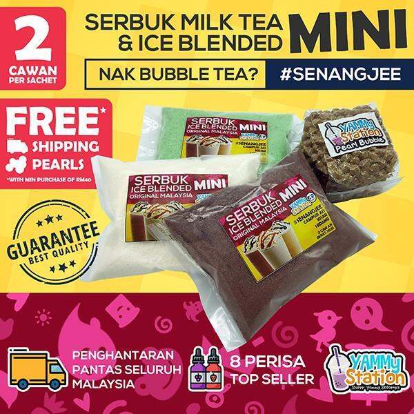 [READY STOCK] Home Pack Serbuk Perisa Bubble Milk Tea Pearl Boba Ice Blended Ice Coffee Lazada