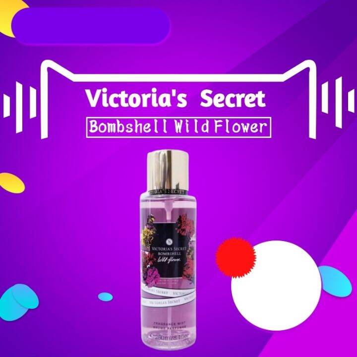 Genuine Victoria's Secret VS Bombshell Wild Flower Fragrance Mist