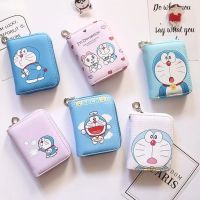 ??Doraemon Jingle Cats กระเป๋าเปลี่ยนขนาดเล็กการ์ตูนแอนิเมชั่นย่อหน้าสั้นๆกระเป๋าสตางค์ซิป Ins เด็กผู้หญิงนักเรียนมัธยมต้น