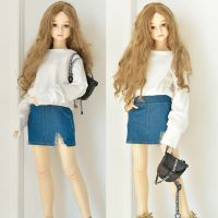 เสื้อผ้าตุ๊กตา BJD 30/60 Cm,เสื้อกีฬาลำลอง + กระโปรง + กระเป๋าสำหรับ1/3 1/4 1/6 BJD SD DD อุปกรณ์ของเล่นเด็กผู้หญิงเครื่องแต่งกาย