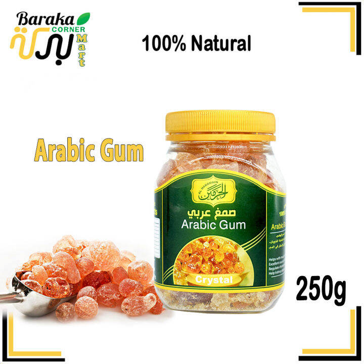 250g Arabic Gum Crystal / Alharamain Gam Arab / Gum Arabic Powder